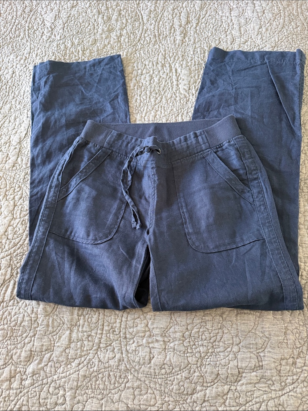 Athleta Drawstring Linen Pant - Picture 3 of 10